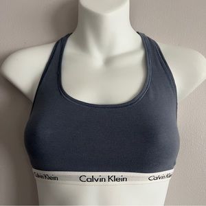 BLUE CALVIN KLEIN BRALETTE